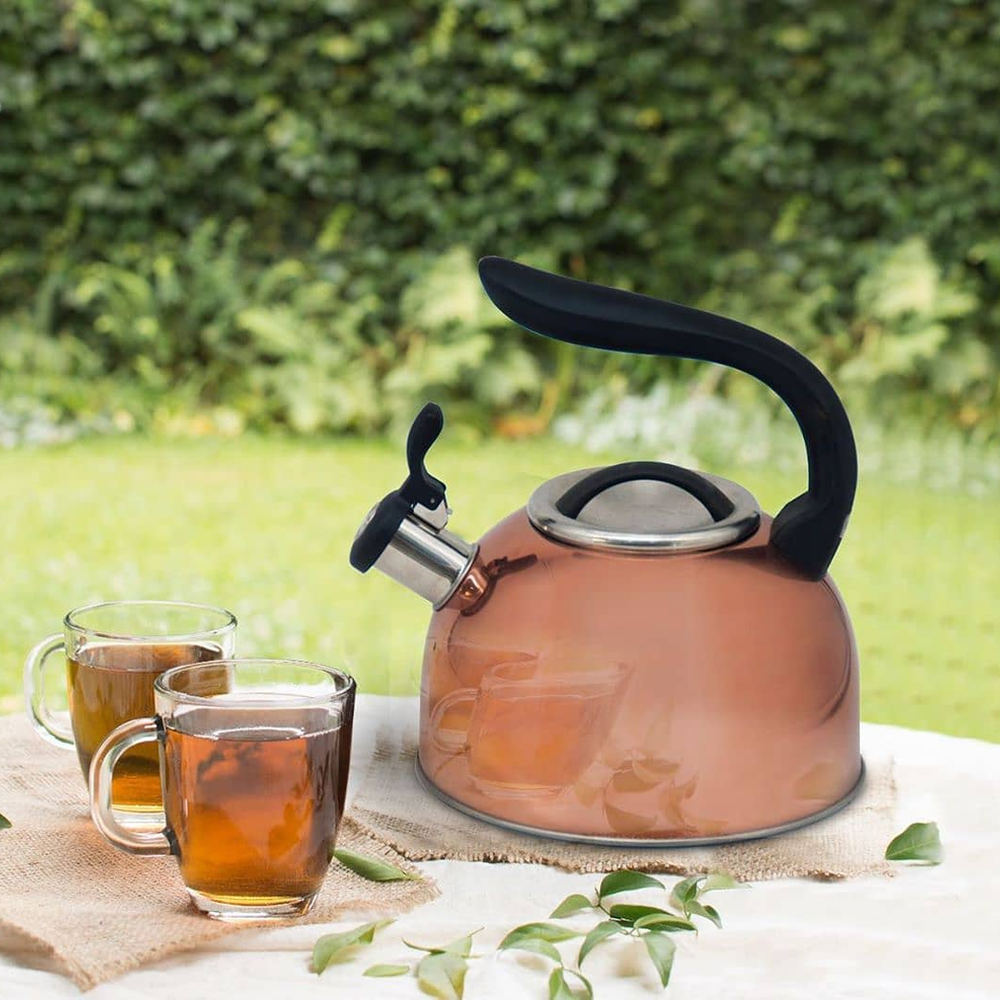 Rose Gold Kettle 3L with Whistle