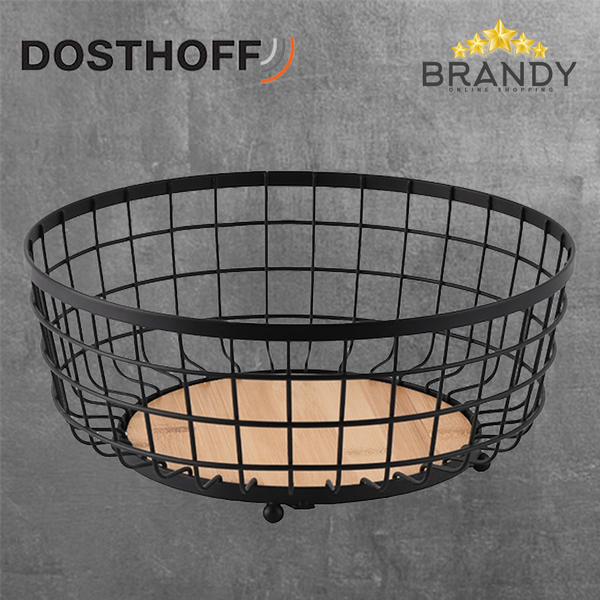 Iron Grid Fruit Basket