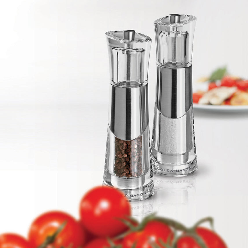 Bobbi Salt & Pepper Grinders Set 2pcs