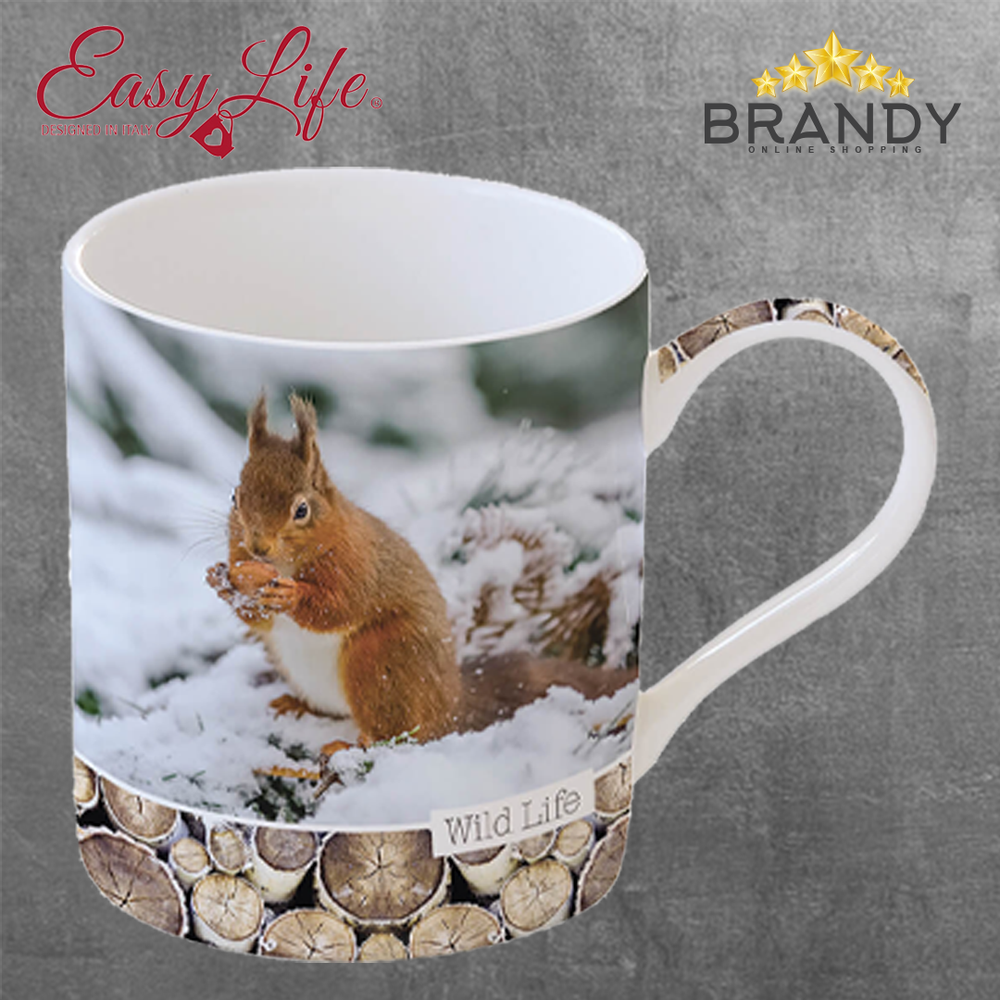 Wild Life Mug Squirrel Porcelain 350ml