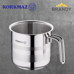 Korkmaz Astra2 A2045 Milk Pot 2 L Stainless Steel 14 cm