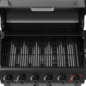 Royal Gourmet Gas & Charcoal BBQ with Side Burner 150x118x65cm
