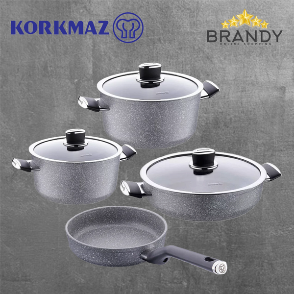 Korkmaz Palma 7-Piece Cookware Set A3919 - Induction