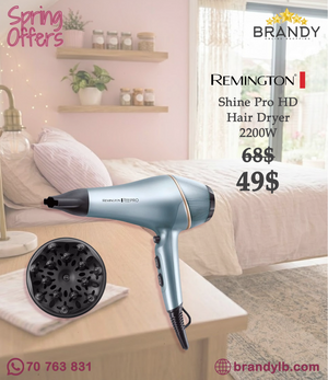 Remington Shine Therapy Pro AC9300 Hair Dryer 2200W AC Motor