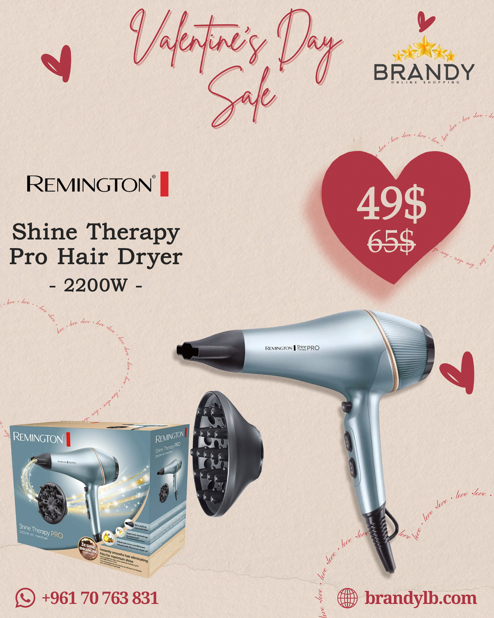 Shine Therapy Pro Hair Dryer AC9300 - 2200W