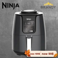 Ninja AF100 Air Fryer 3.8L Digital 1550W 4 Functions Grey