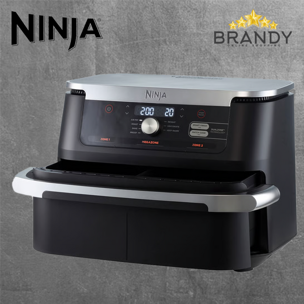 Ninja FlexDrawer AF500 Air Fryer 10.4L Silver/Black