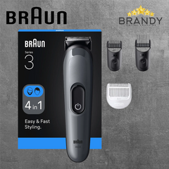 Braun Series 3 AIO3500 All-in-One Trimmer 4-in-1 0.5–21 mm
