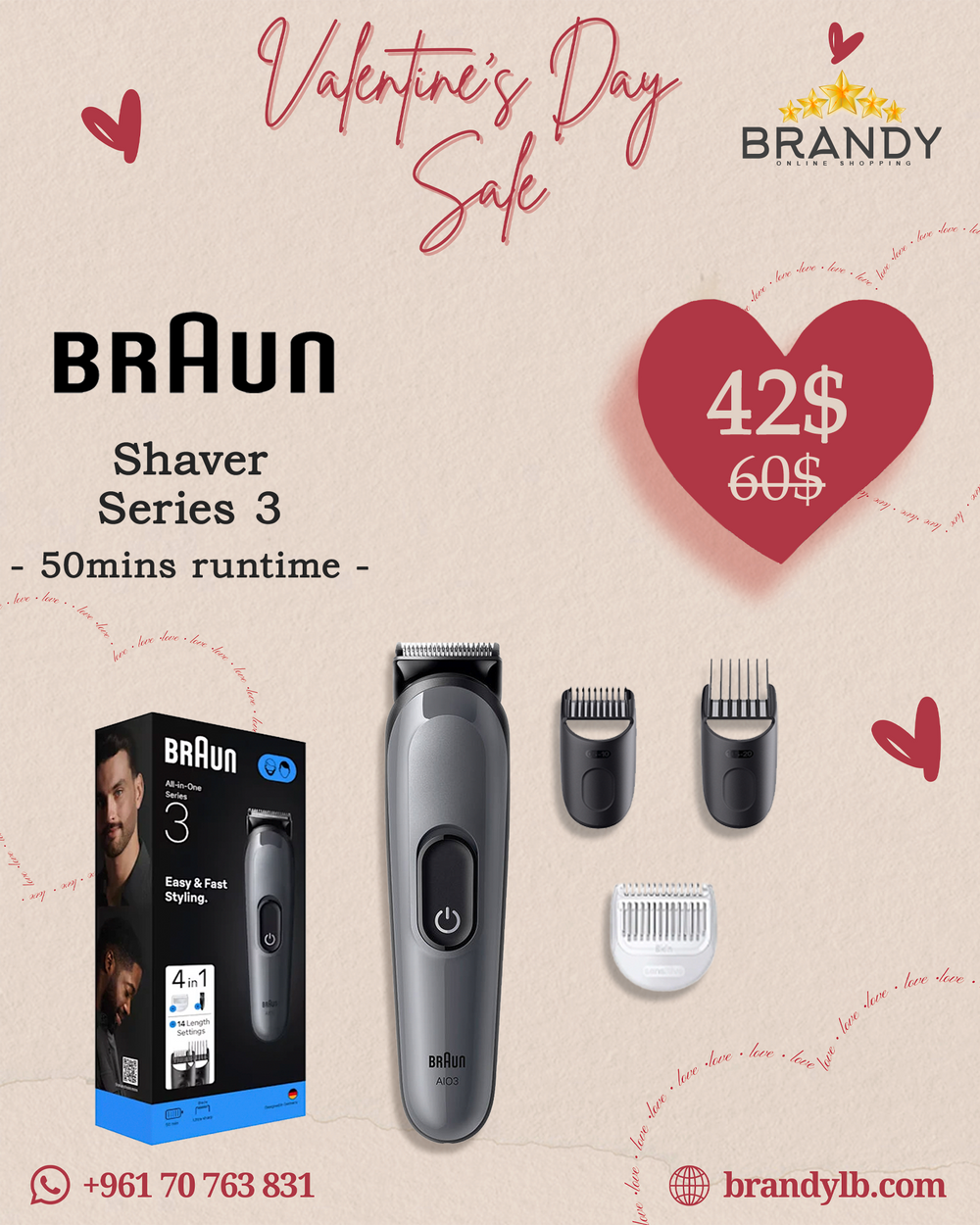 All in One Trimmer Series 3 AIO3500