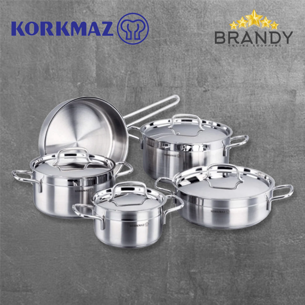 Alfa Cookware Set 5pcs Stainless Steel