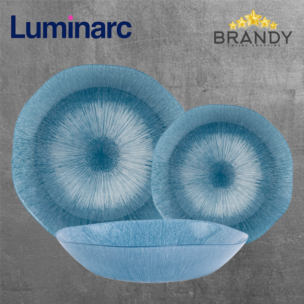 Luminarc Artasym Starmarble 18-Piece Opal Glass Dinner Set-1