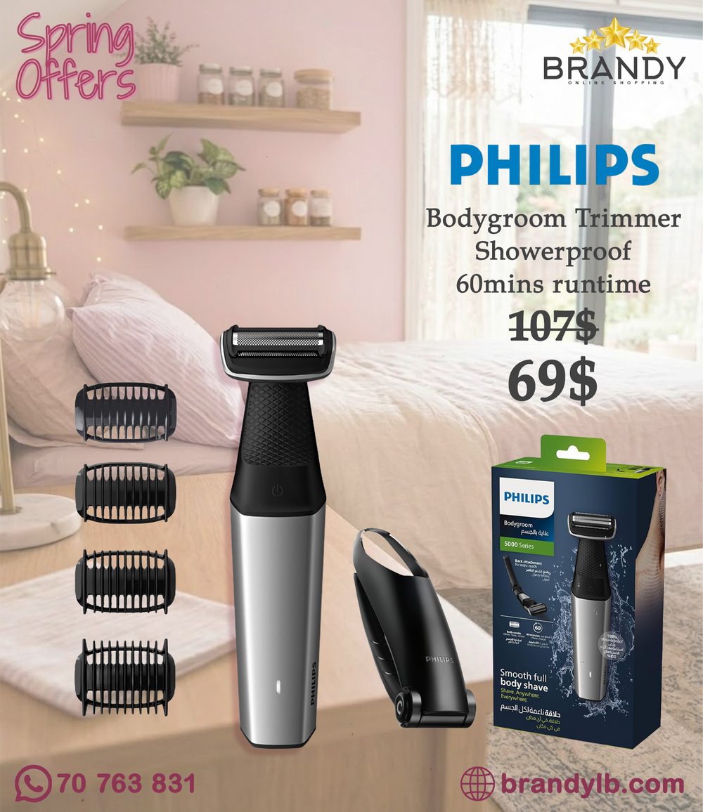 Philips Bodygroom Series 5000 BG5021 Showerproof Groin & Body Trimmer