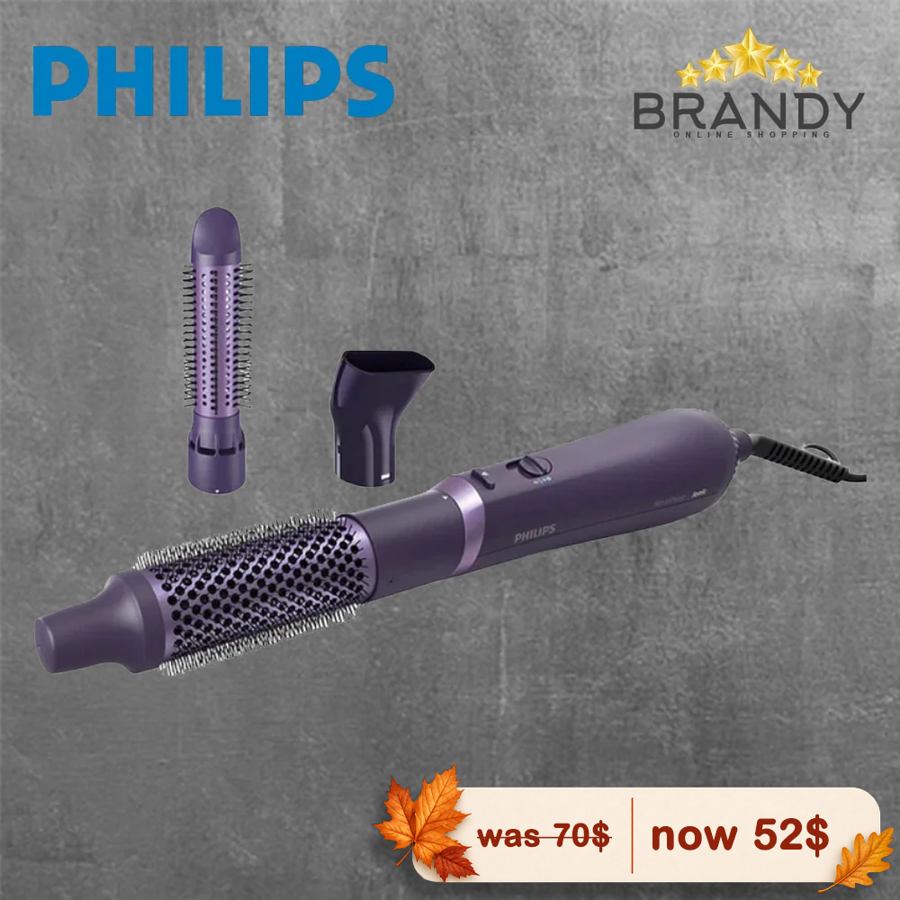 Philips 3000 Series Air Styler BHA305 3-in-1 Hair Brush 800W