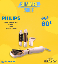 Philips 3000 Series BHA310 Air Styler 4-in-1 Hot Air Brush 800W