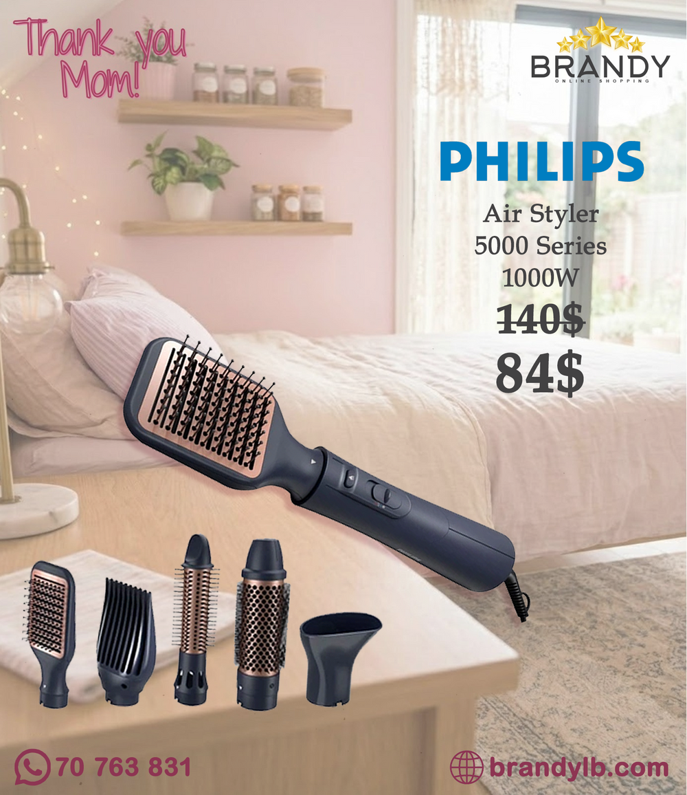 Philips 5000 Series BHA530 All-in-1 Air Styler 1000W 5-in-1