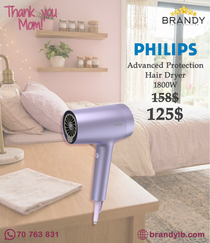 Philips 7000 Series BHD720 Hair Dryer 1800W ThermoShield Advanced