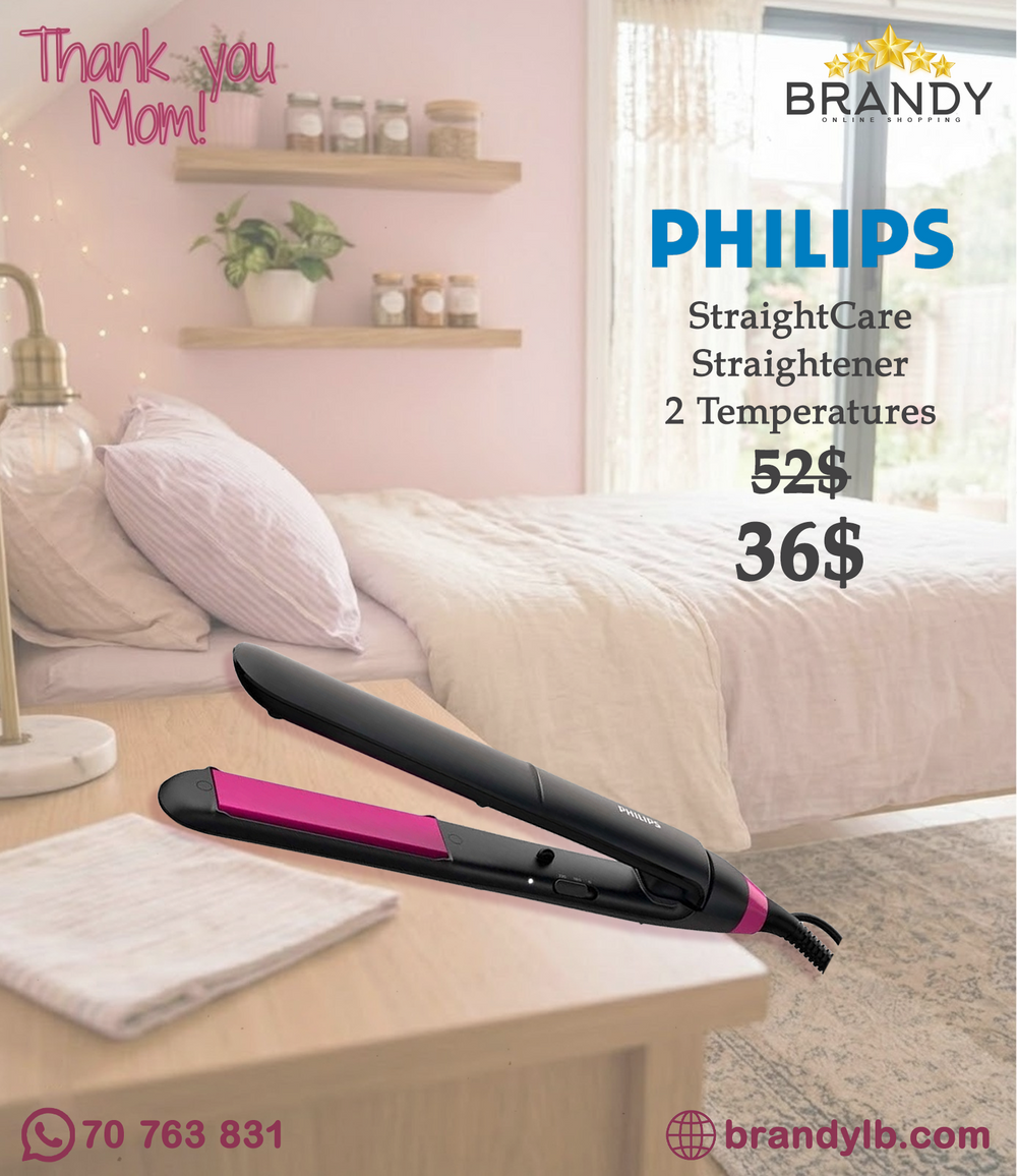 Philips StraightCare BHS375 Hair Straightener Keratin Ceramic 28x100 mm