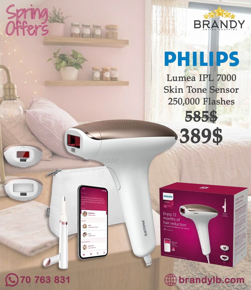 Philips Lumea IPL 7000 Series BRI921/00 IPL Hair Removal Device for Face & Body