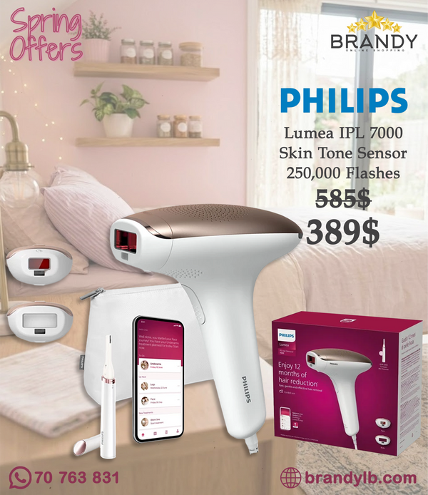 Philips Lumea IPL 7000 Series BRI921/00 IPL Hair Removal Device for Face & Body