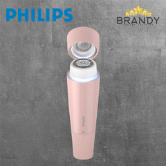 Philips 5000 Facial Hair Remover BRR454/00 Built-in Mirror LED Pink