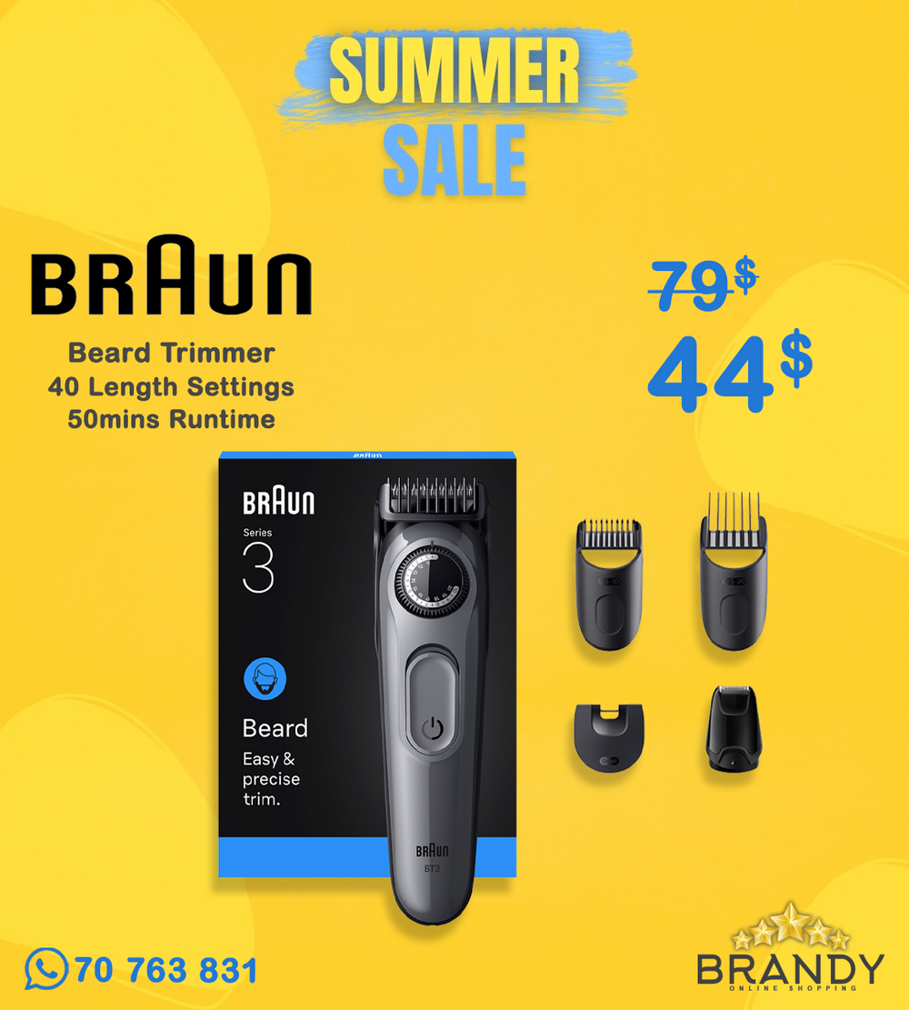 Braun Series 3 BT3560 Beard Trimmer 0.5–20 mm 50 min Runtime