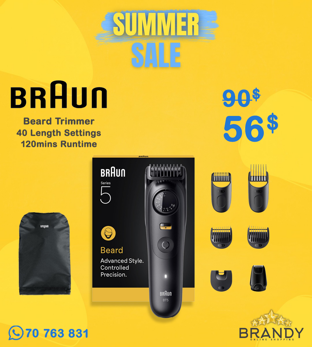 Braun Series 5 BT5560 Beard Trimmer 40 Settings 120min Runtime