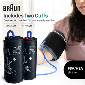 Braun ExactFit 3 Upper Arm Blood Pressure Monitor BUA6150-3