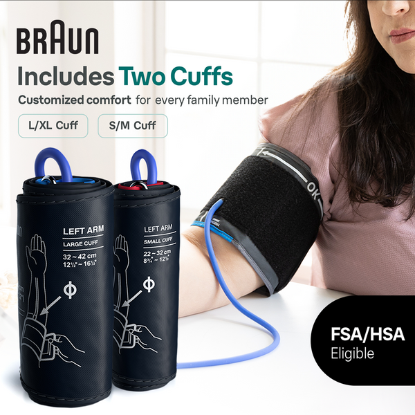 Braun ExactFit 3 Upper Arm Blood Pressure Monitor BUA6150-3