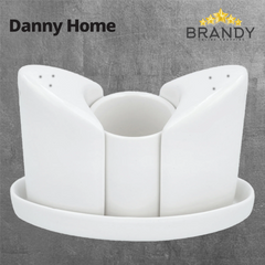 Danny Home Salt & Pepper Set with Tray BW20-23-1