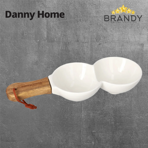 Danny Home Divided Sauce Dish 26x10cm BWT30-10-1