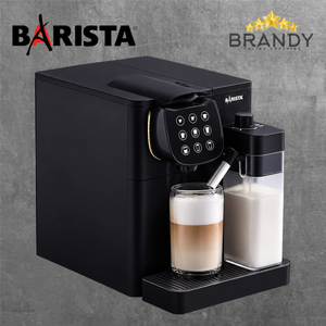 Barista Bianca Espresso Machine with Milk System - Black MA0050