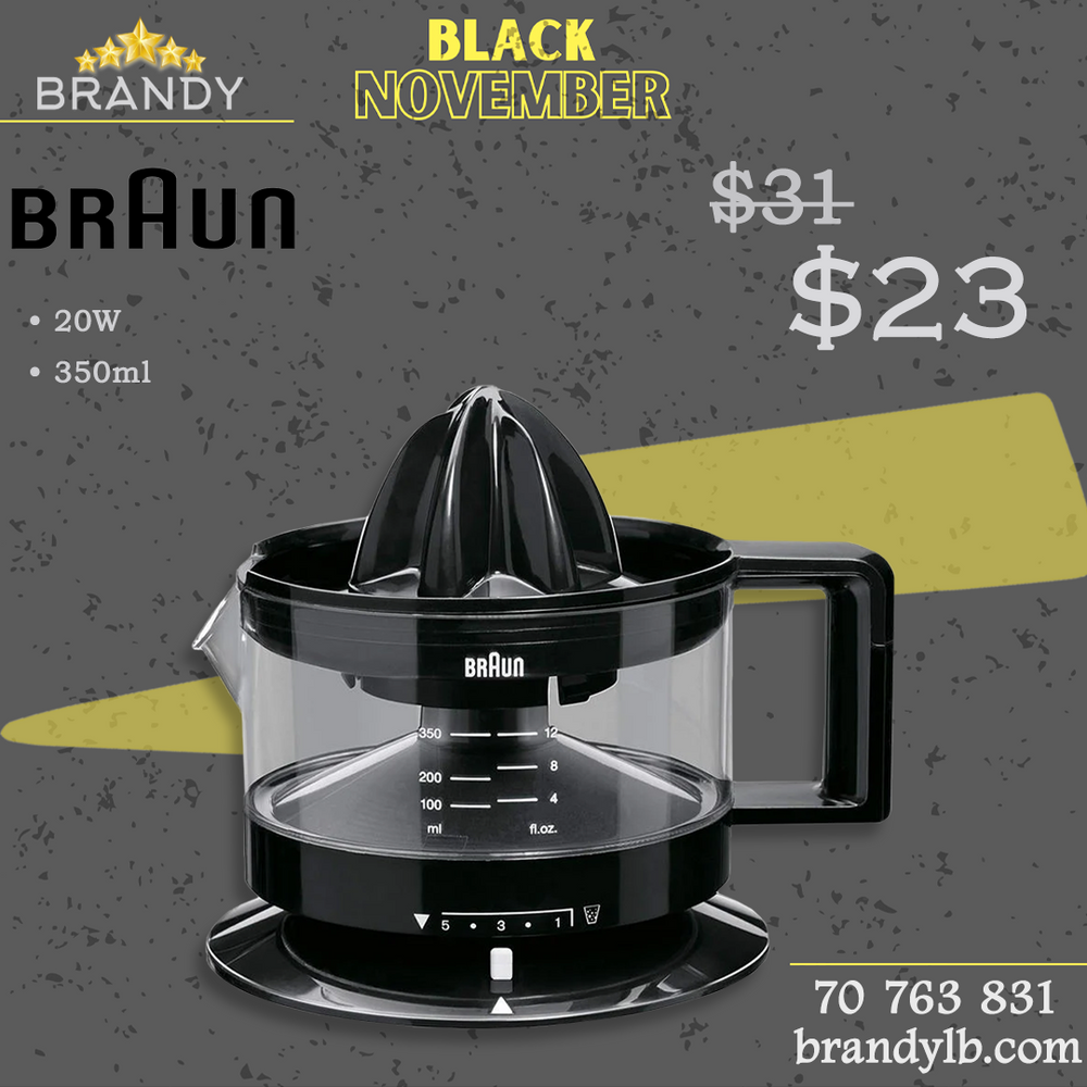 Citrus Juicer Black CJ3000