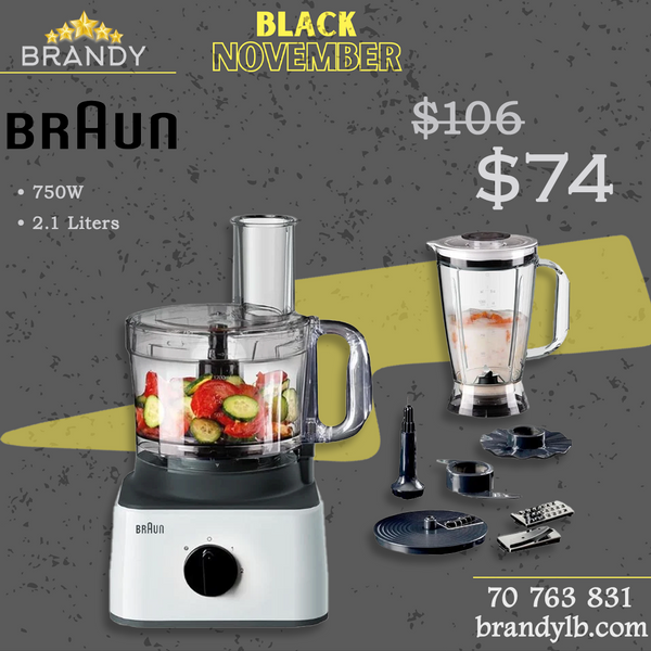 Food Processor 2.1L FP0132 with Attachments