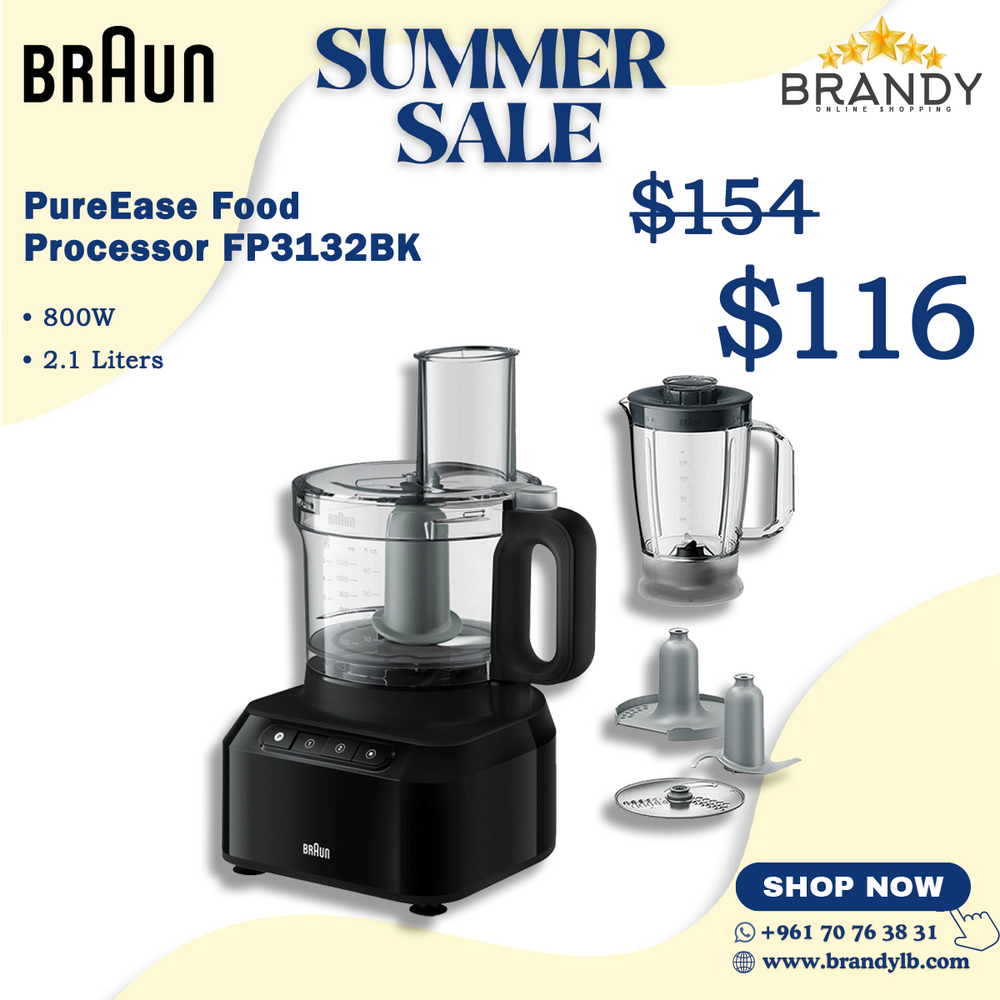 Food Processor 2.1L FP3132BK, 800W, Black