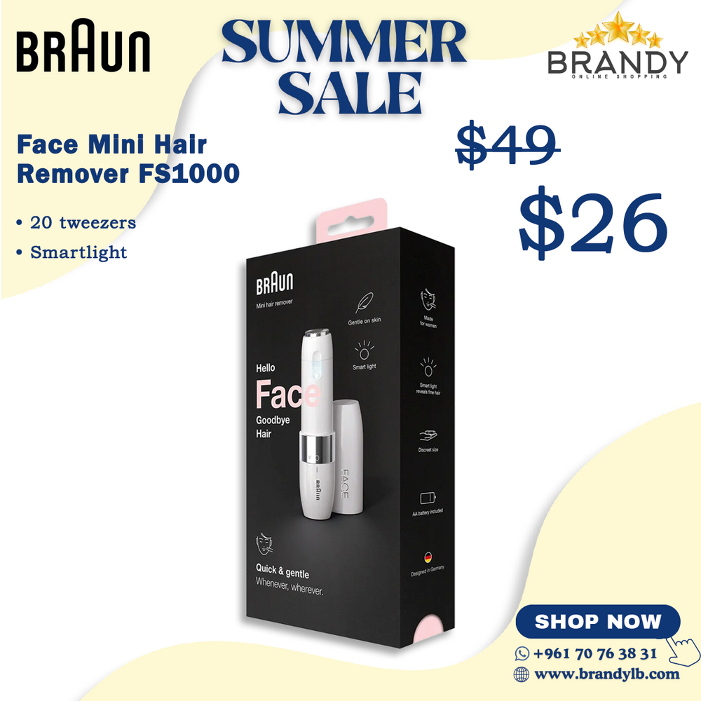 Face Mini Hair Removal FS1000 with Smart Light