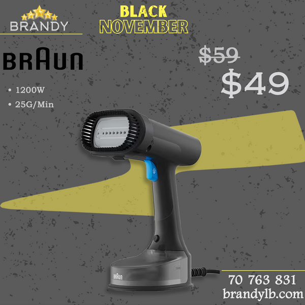 QuickStyle 5 Garment Steamer 5031BL FastSteam 1200W Black Blue Handheld