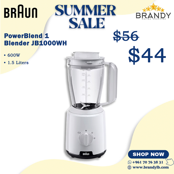 Blender 1.5L JB1000WH with TriAction Technology