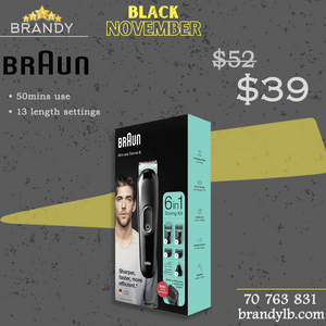 Trimmer 6 in 1 MGK3321 for Face and Hair Grooming