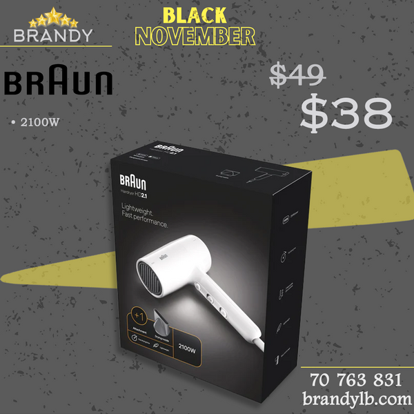 Hair Dryer HD210 with Cold Shot and 3 Heat Settings