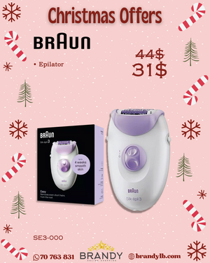 Silk-Epil SE3-000 Women's Epilator with Smartlight