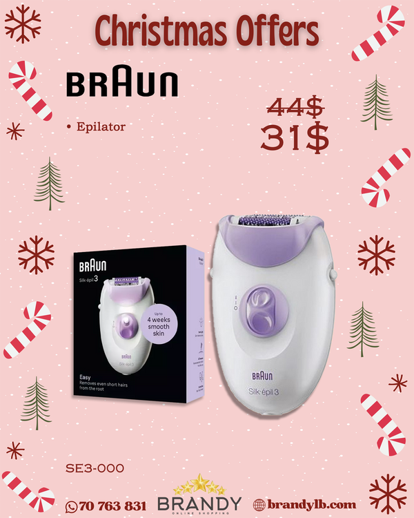 Silk-Epil SE3-000 Women's Epilator with Smartlight