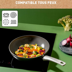 Tefal Renew+ Wok 28cm Ceramic Non-Stick InoCeram
