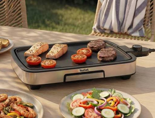 Tefal Stainless Steel Electric Plancha CB630D10