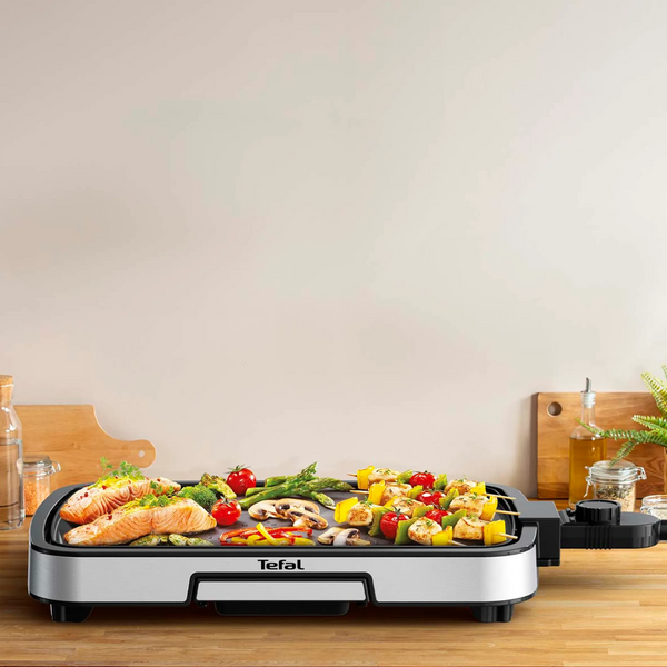 Tefal Stainless Steel Electric Plancha CB630D10
