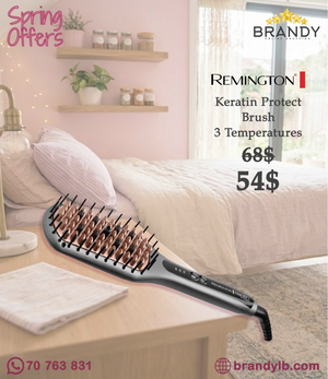 Remington Keratin Protect CB7480 Heated Ceramic Straightening Brush