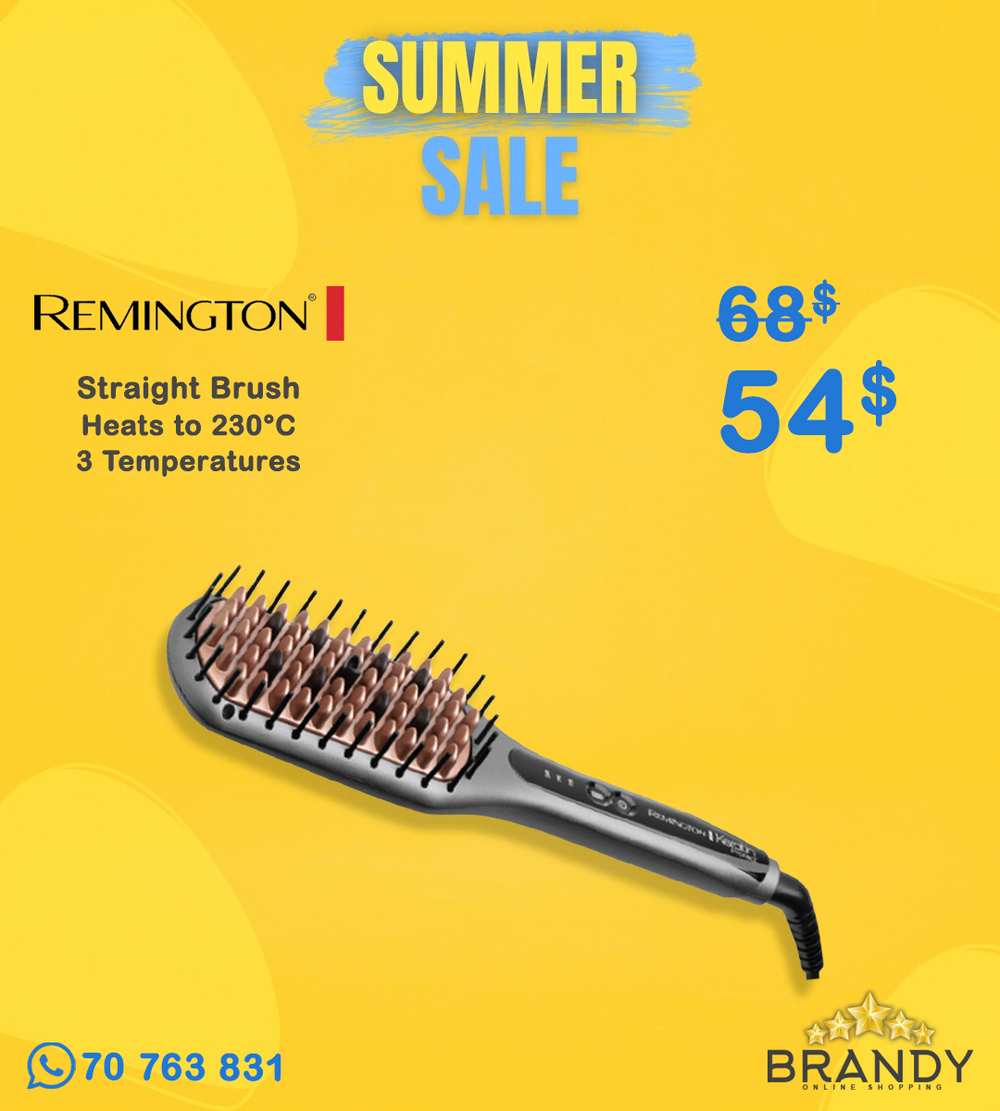 Remington Keratin Protect CB7480 Heated Ceramic Straightening Brush