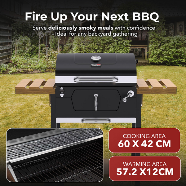 Royal Gourmet Charcoal BBQ XL - 125x112x57cm