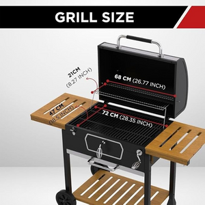 Royal Gourmet Charcoal BBQ Deluxe XXL - 149x128x73cm