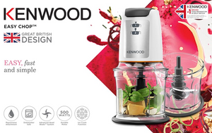 Kenwood Easy Chopper + Extra Bowl CHP61.200WH - 500W