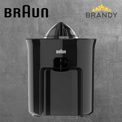 Braun CJ3050BK TributeCollection Citrus Juicer 60W Anti-Drip Black